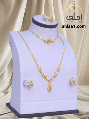 طقم ناعم زركون مطلي جديد