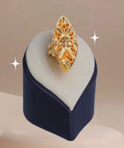 خاتم ساده مطلي