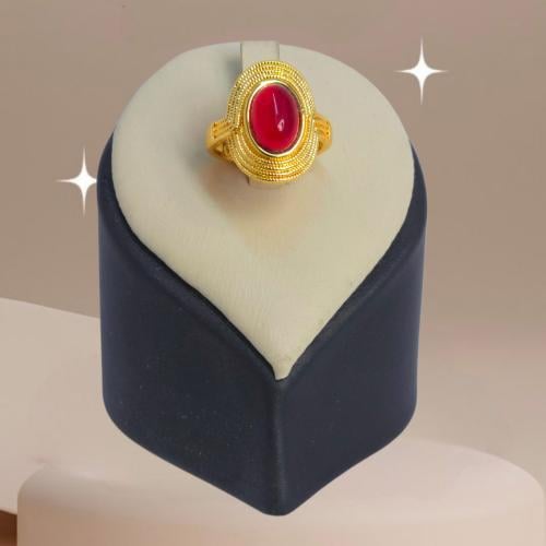 خاتم ملون شرقي مطلي