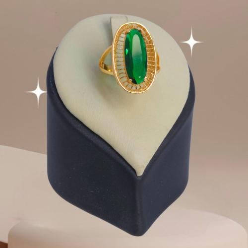 خاتم ملون شرقي مطلي