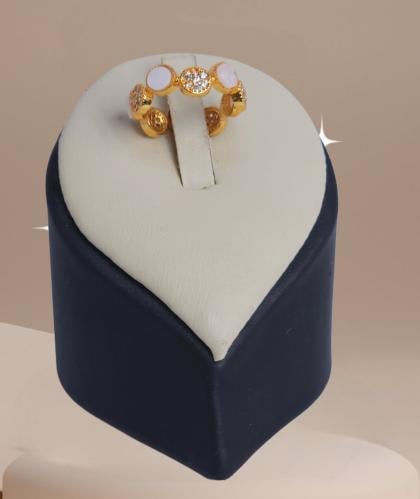 خاتم ساده مطلي