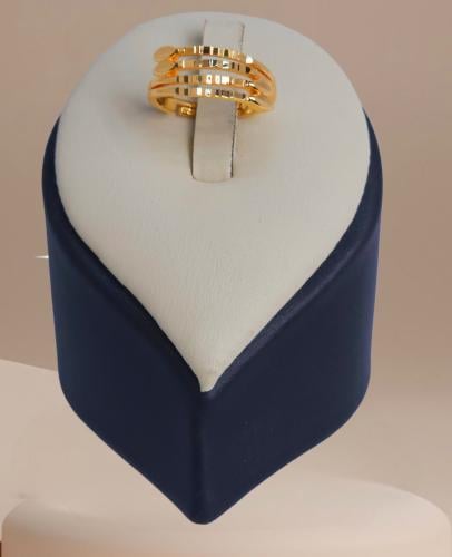 خاتم ساده مطلي