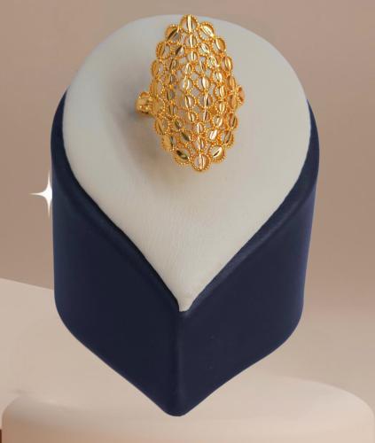 خاتم ساده مطلي