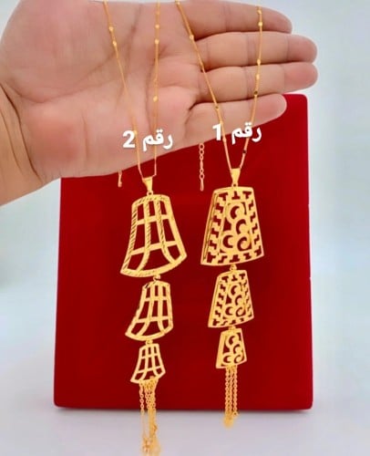 عقد كبير مطلي