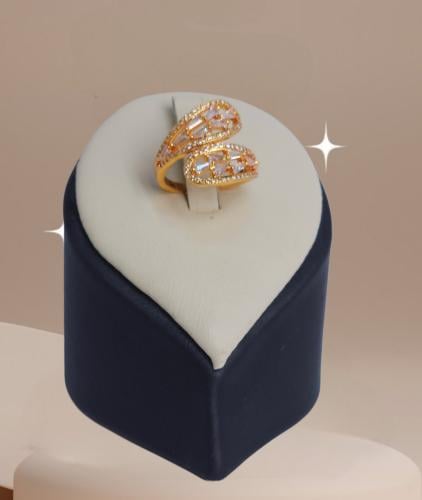 خاتم ساده مطلي