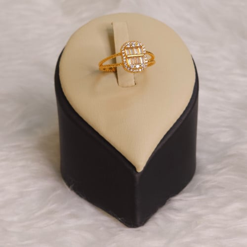 خاتم مطلي عيار 21