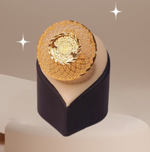 خاتم كبير مطلي