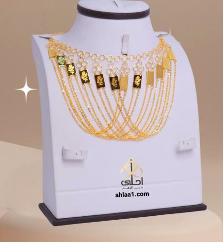 مخنق مطلي سبيكةفرنسي