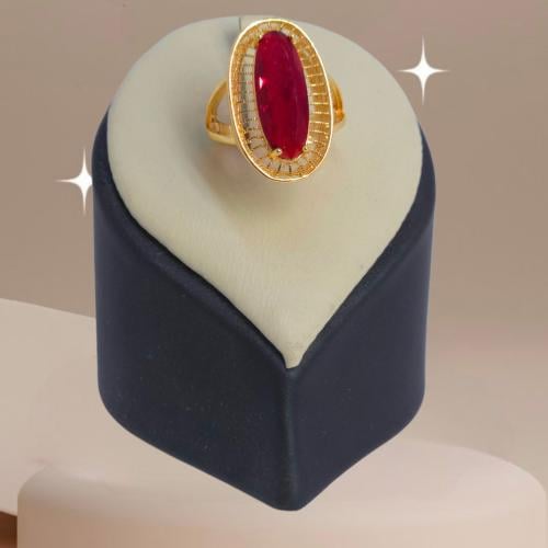 خاتم ملون شرقي مطلي