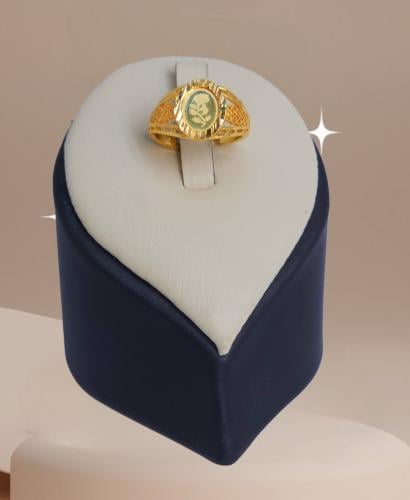 خاتم ساده مطلي