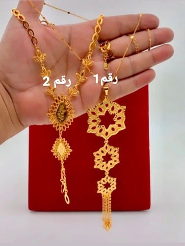 عقد كبير مطلي