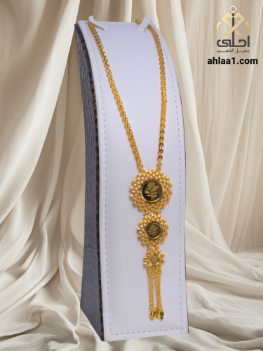 عقد سبيكة مطلي