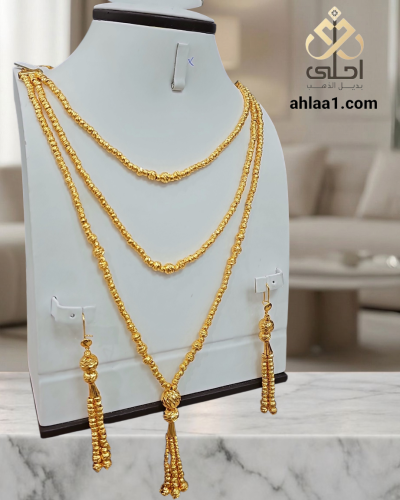 سبحة مطلي مطابق للذهب