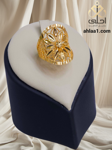 خاتم سادة مطلي