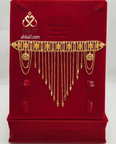 مخنق مطلي فرنسي