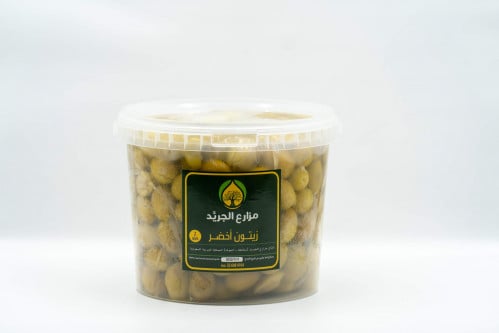 زيتون اخضر مخلل - حجم 2 كيلو