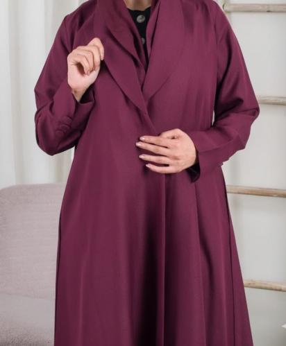 Indonesian crepe abaya with blazer detail SLC125 I