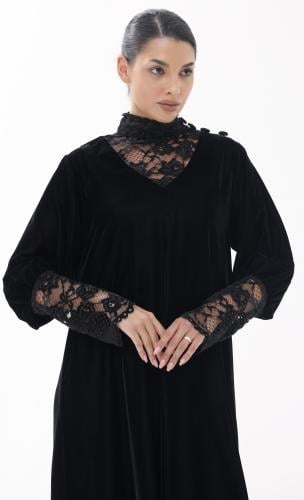 Black Lace Kaftan 1