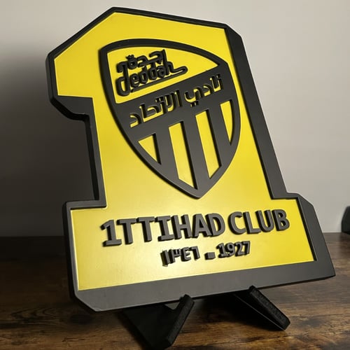 شعار الاتحاد 3D خشب