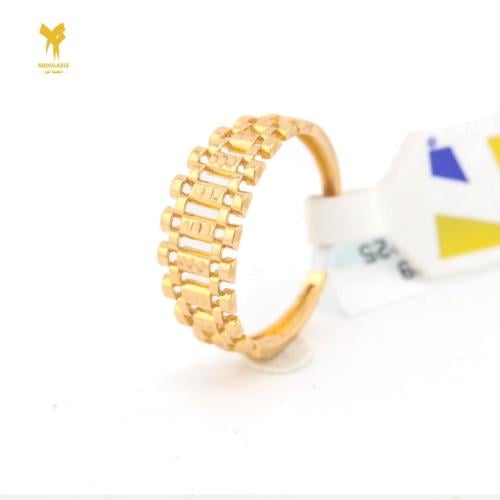 خاتم ذهب عيار 21