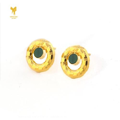حلق ذهب عيار 21
