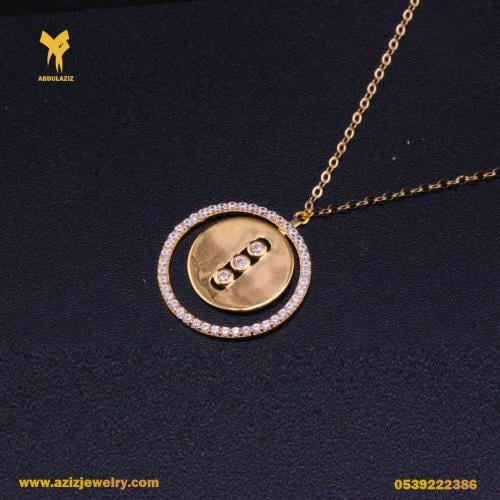 عقد ذهب عيار 21