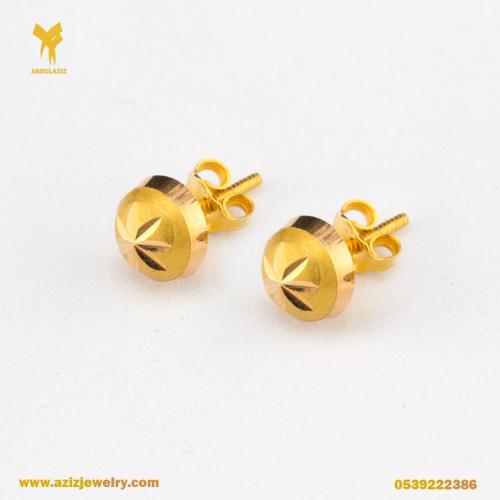 حلق ذهب عيار 21