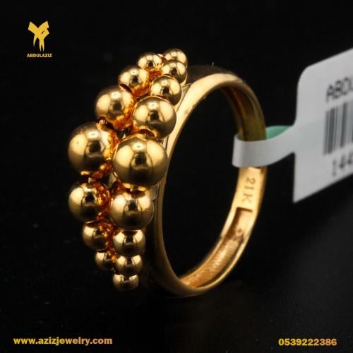 خاتم ذهب عيار 21