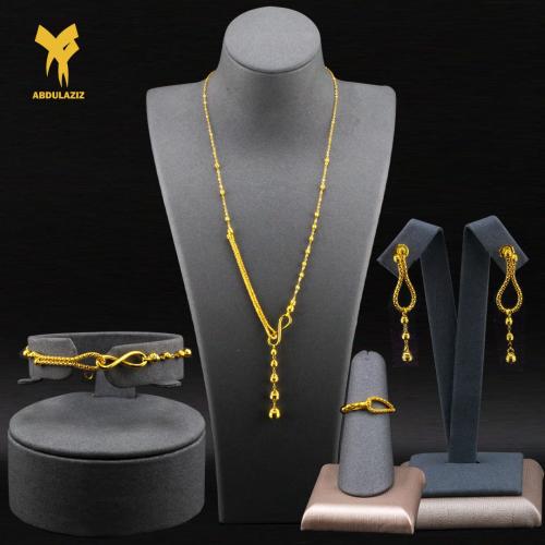 طقم ذهب عيار 21