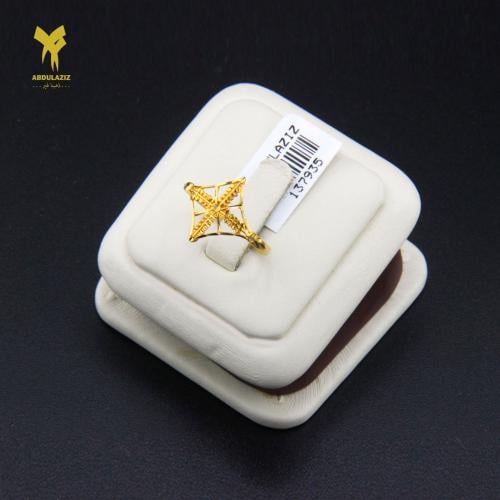 خاتم ذهب عيار 21