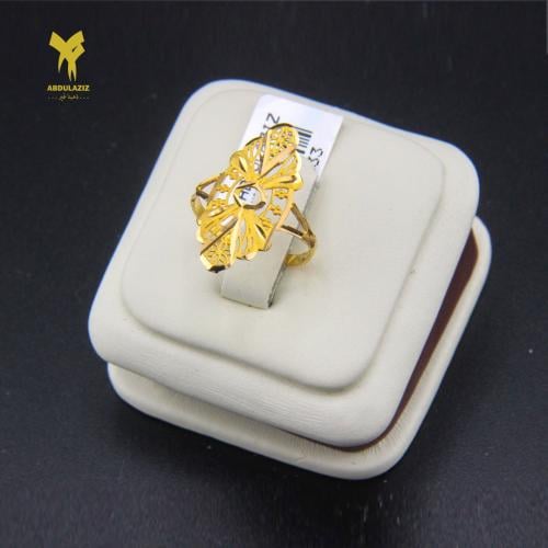 خاتم ذهب عيار 21
