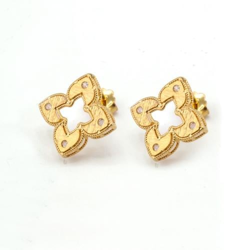 حلق ذهب عيار 21 - 21K Gold Earrings