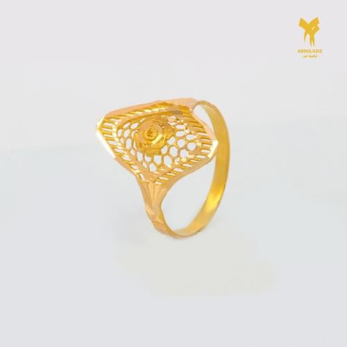 خاتم ذهب عيار 21