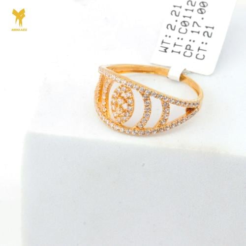 خاتم ذهب عيار 21