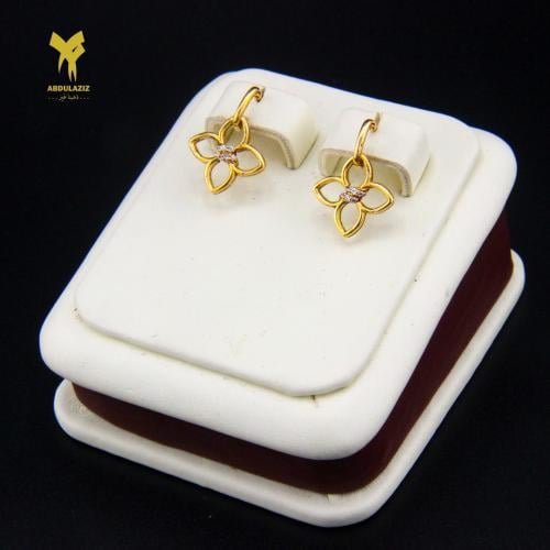 حلق ذهب عيار 18