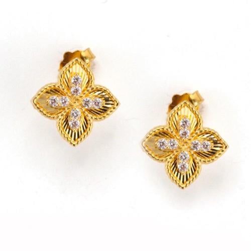 حلق ذهب عيار 21 - 21K Gold Earrings