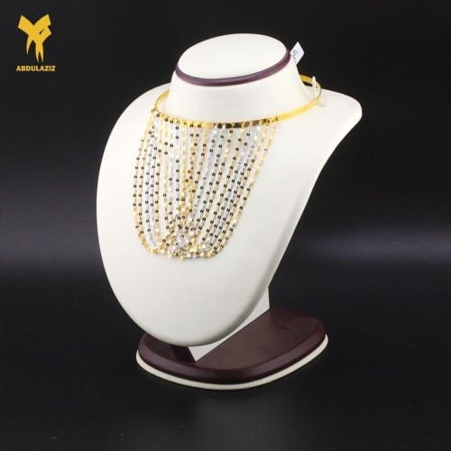 عقد مخنق ذهب عيار 18