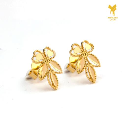 حلق ذهب - عيار 21