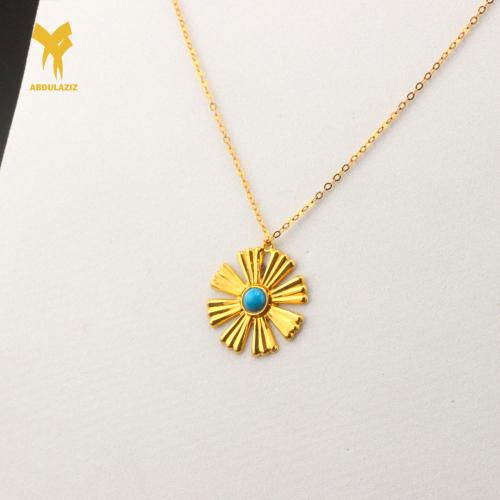 عقد ذهب عيار 21