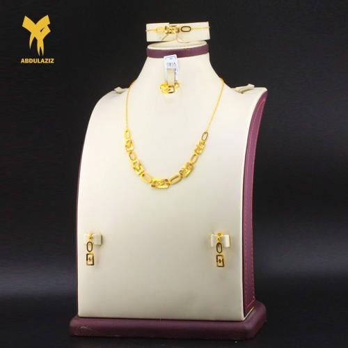 طقم ذهب عيار 21
