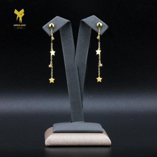 حلق ذهب عيار 18