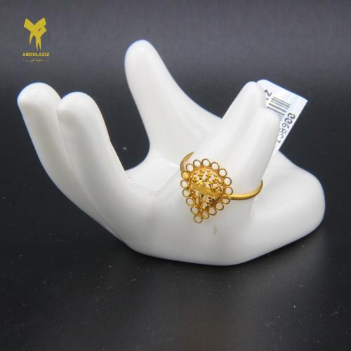 خاتم ذهب عيار 21