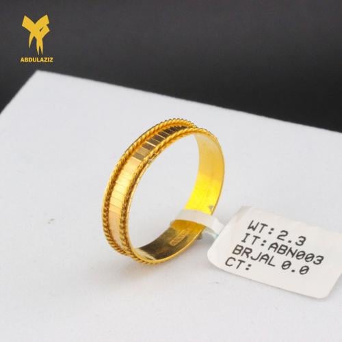 خاتم ذهب عيار 21