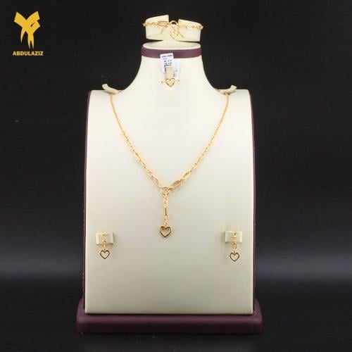 طقم ذهب عيار 21