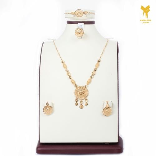 21K Gold Jewelry Set - طقم مجوهرات ذهب عيار 21