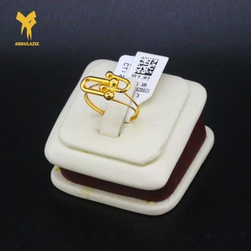 خاتم ذهب عيار 21
