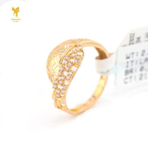 خاتم ذهب عيار 21