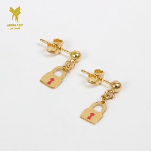 حلق ذهب أطفال عيار 18
