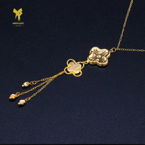 عقد ذهب عيار 21