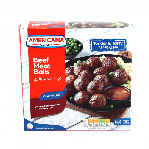 كرات لحم بقري امريكانا 400ج AMERICANA Beef Meat Ba...